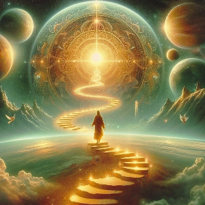 Fantazyjny obraz w przestrzeni kosmicznej